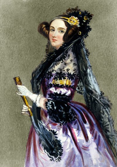 Ritratto di Augusta Ada King (1815 - 1852), contessa di Lovelace da Alfred Edward Chalon